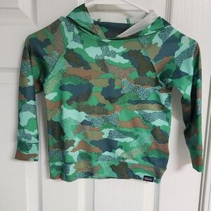 Patagonia Kids Camouflage Swim Rashguard